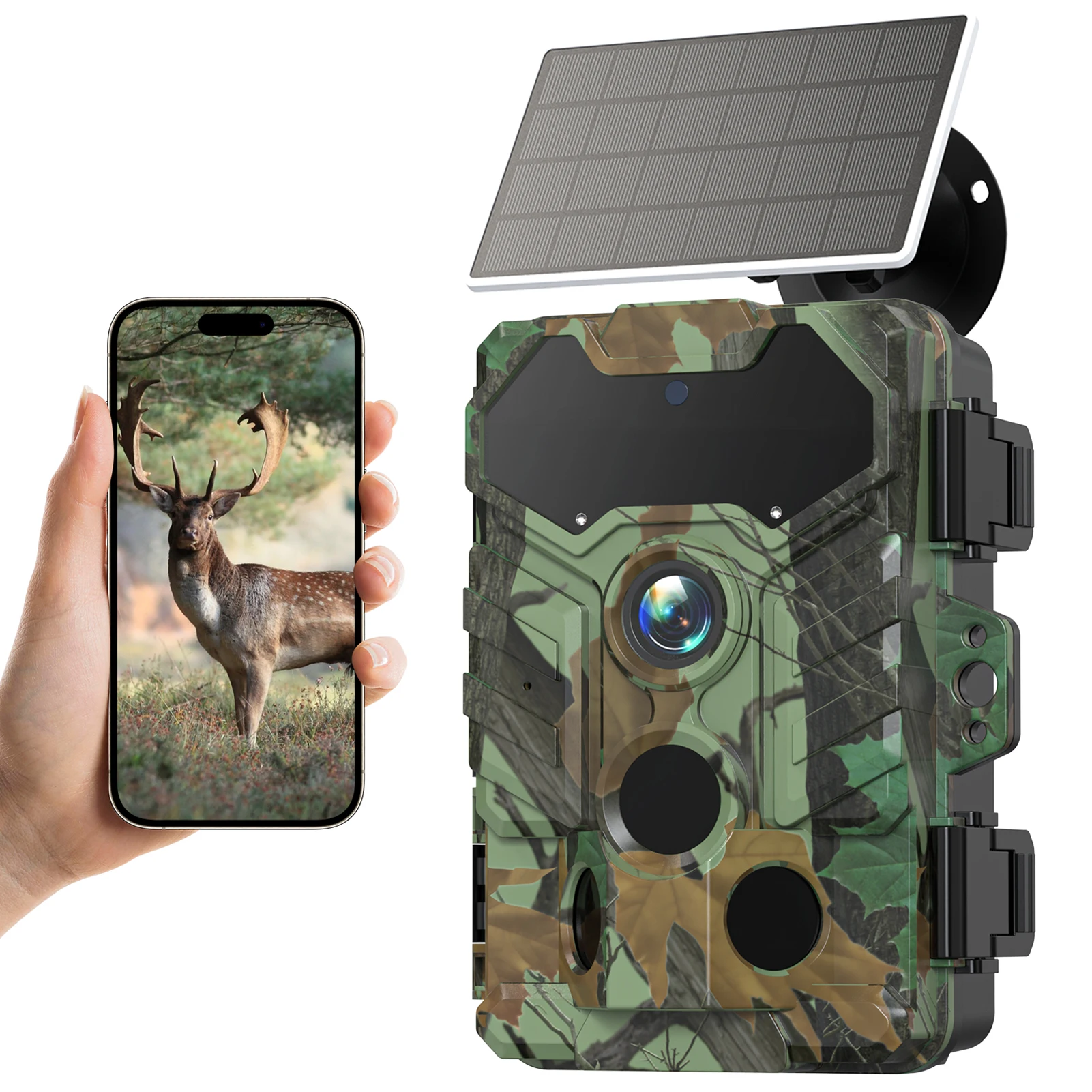 Outdoor Hunting Camera Wifi - Solar Camera Outdoor Wireless Trail Camera
