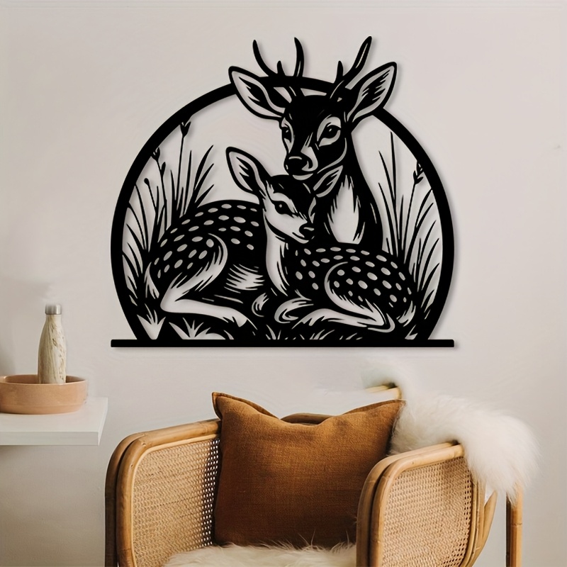 Hunting Outdoor Brands - Brand Rustic Iron Deer Wall Art