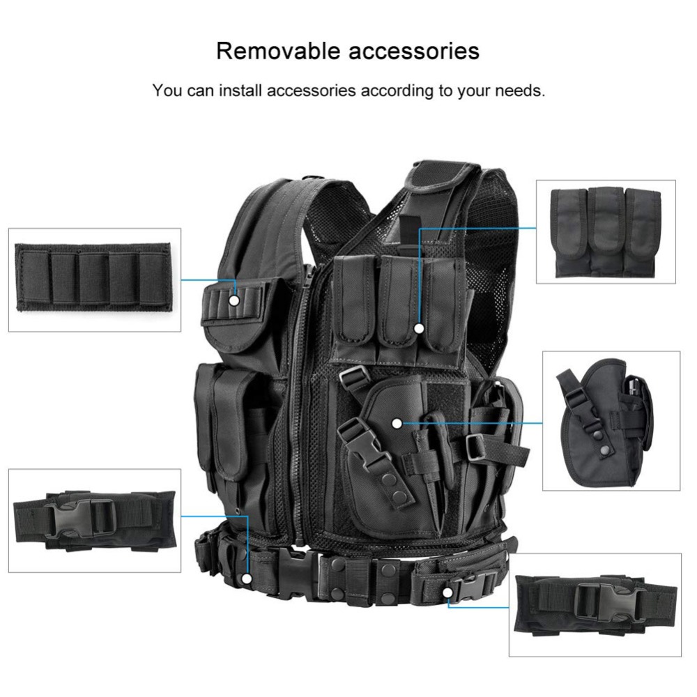 Adjustable Molle Tactical Vest - Outdoor Hunting Vest review and price