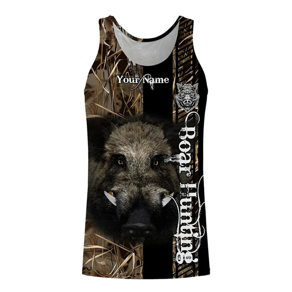 Custom Name Boar Hunter Tank T - Wildman Hunting & Outdoor Polokwane Photos review and price