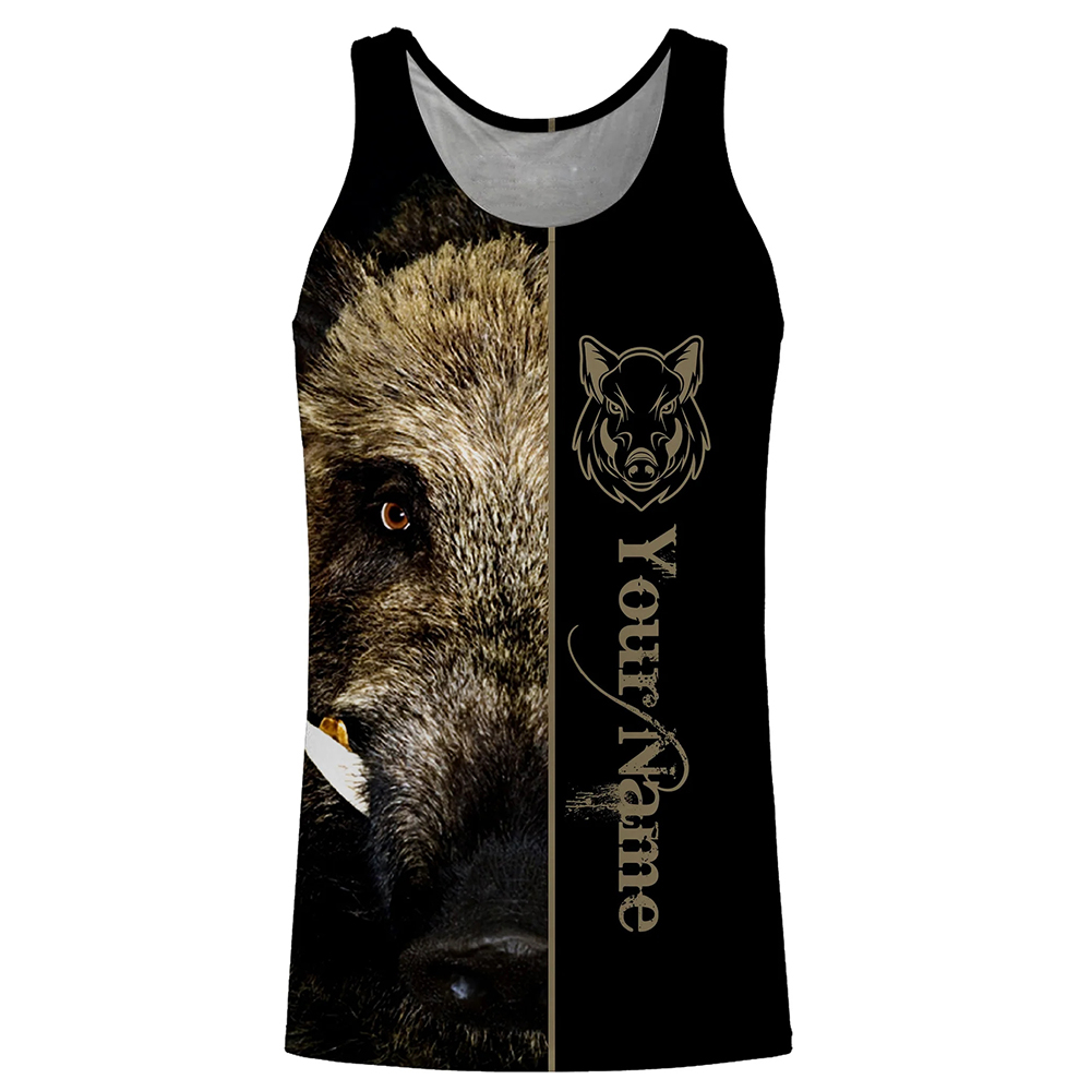 Custom Name Boar Hunter Tank T - Wildman Hunting & Outdoor Polokwane Photos review and price