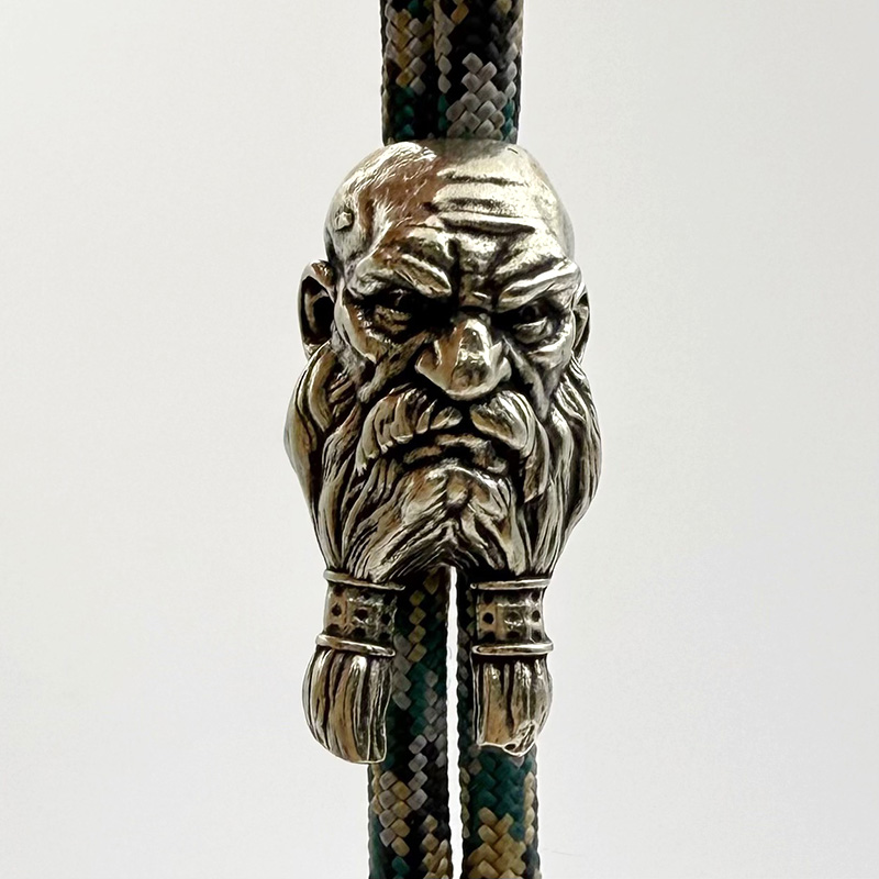 Brass Bearded Old Man Knife Be - Paracord Survival Bracelet review and price