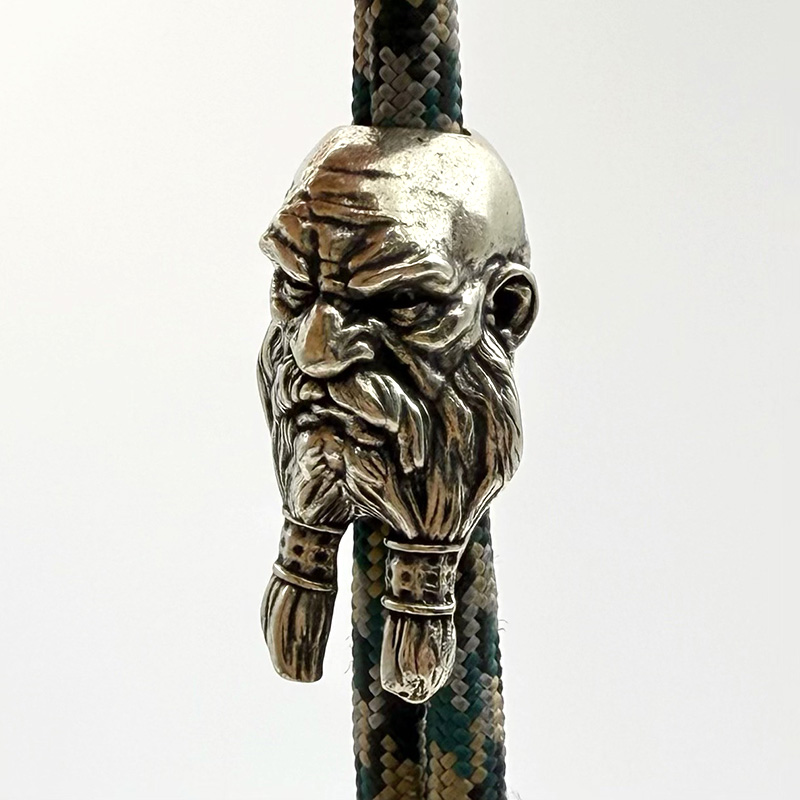 Brass Bearded Old Man Knife Be - Paracord Survival Bracelet review and price