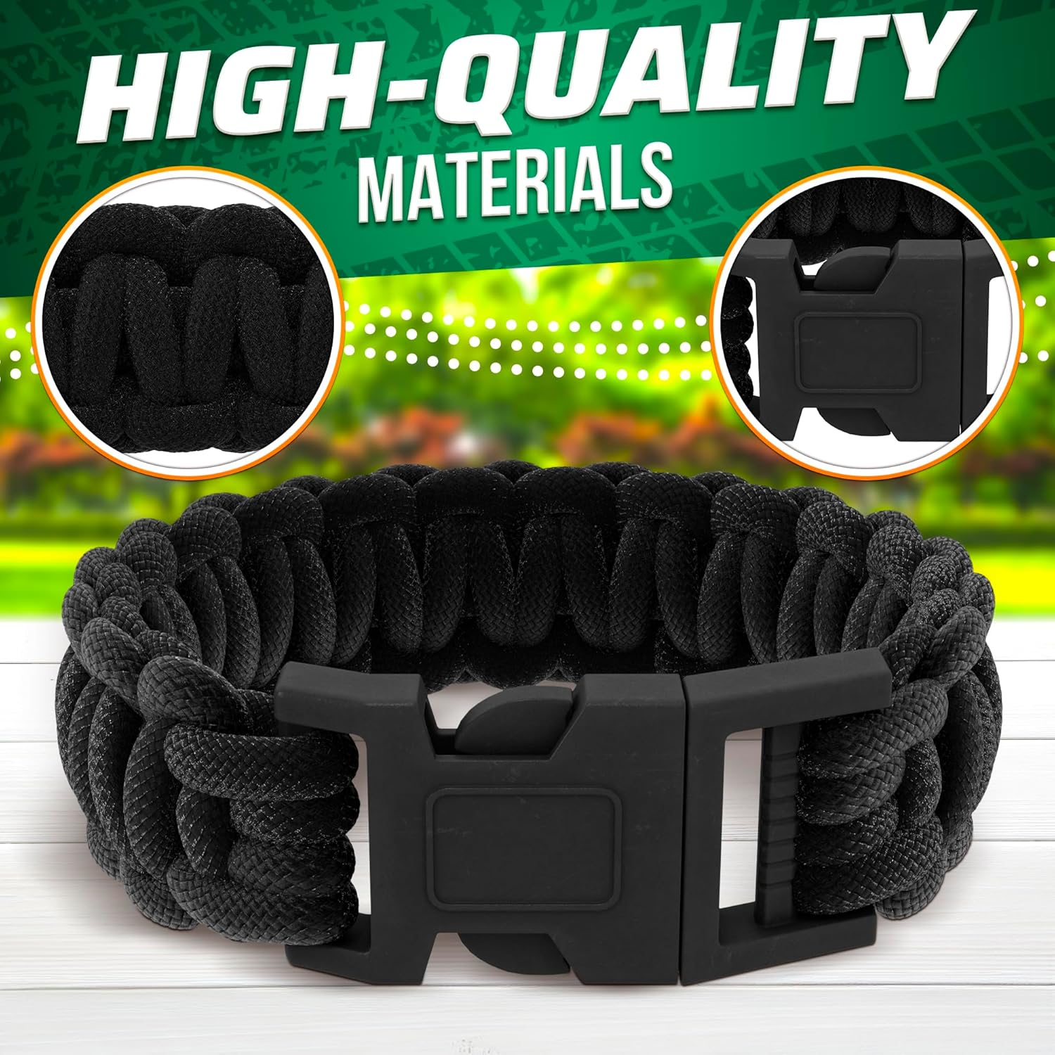 Paracord Bracelets for Men Wom - Paracord Survival Bracelet review and price