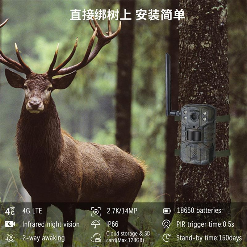 4G LTE Solar Hunting Trail Cam - Outdoor Hunting Camera Wifi review and price