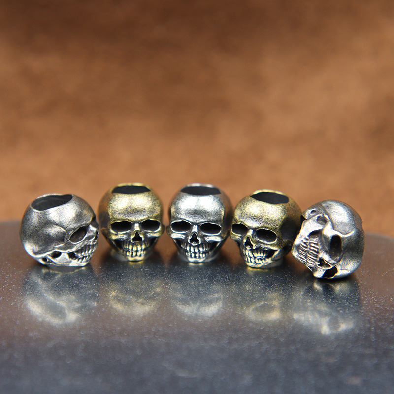 Mini Skull Head Brass Knife Be - Paracord Survival Bracelet review and price