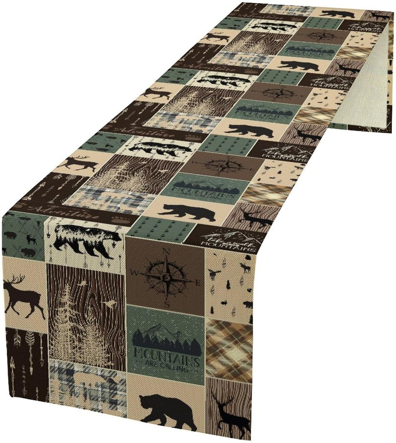 Rustic Farmhouse Deer Bear Tab - Outdoor Hunting News review and price