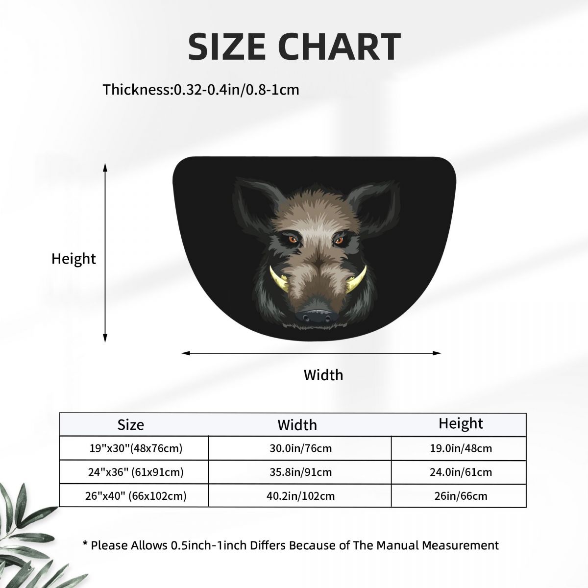 Funny Wild Pig Hunting Soft Fl - Hunting Outdoor Mat review and price