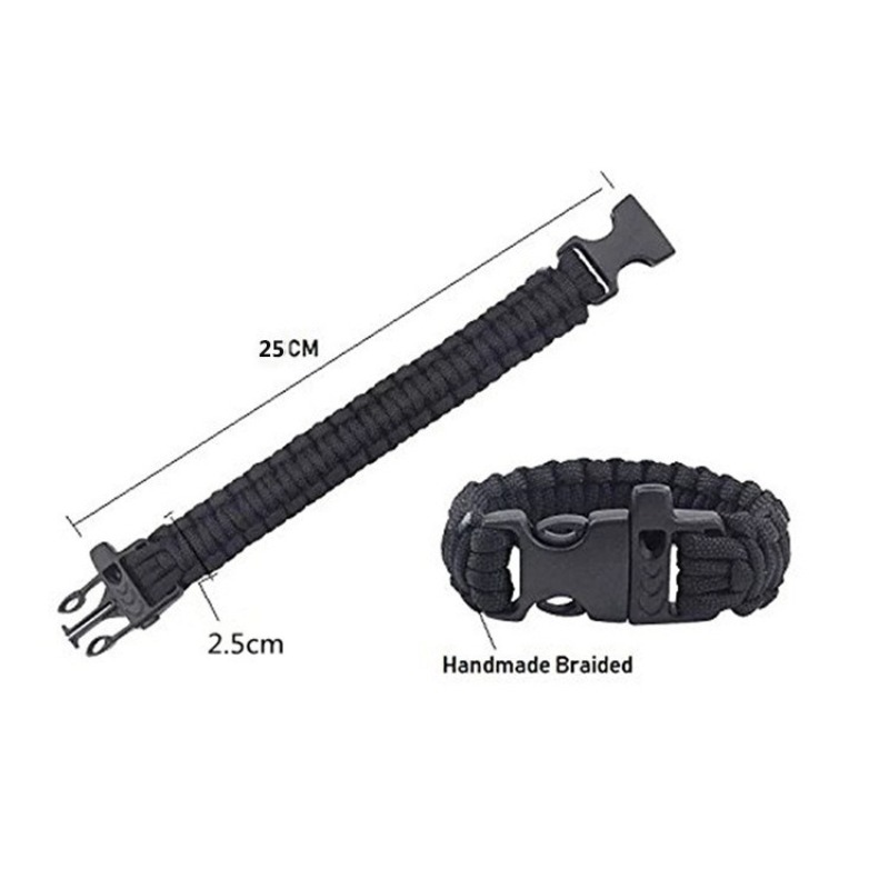 Whistle Paracord Bracelet, Sev - Paracord Survival Bracelet review and price