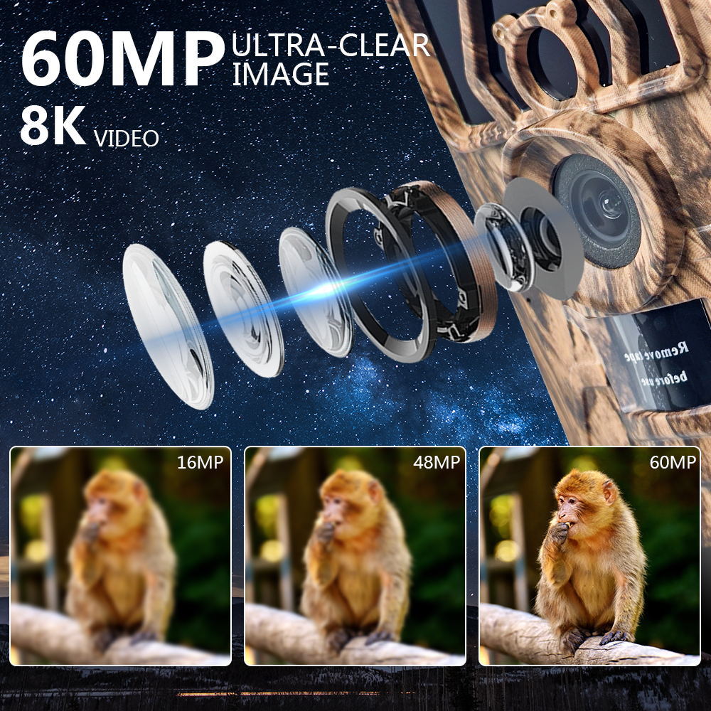 PR801W Ultra Clear 8K Video 60 - Outdoor Hunting Camera Wifi review and price