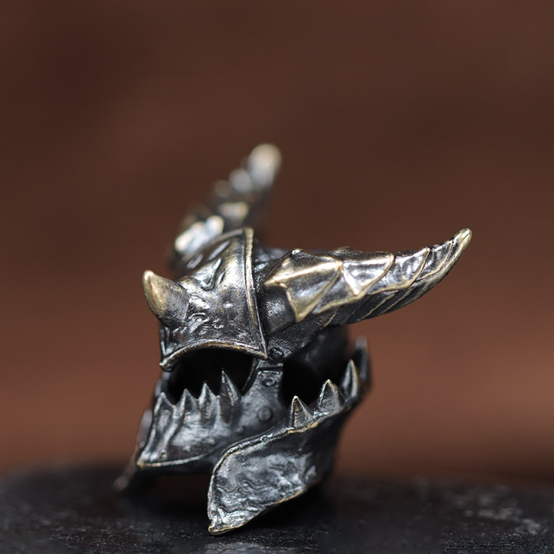 Death Helmet Brass Knife Beads - Paracord Survival Bracelet review and price