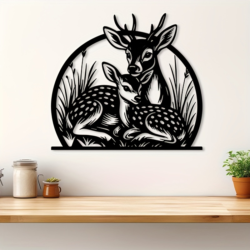 Brand Rustic Iron Deer Wall Ar - Hunting Outdoor Brands review and price
