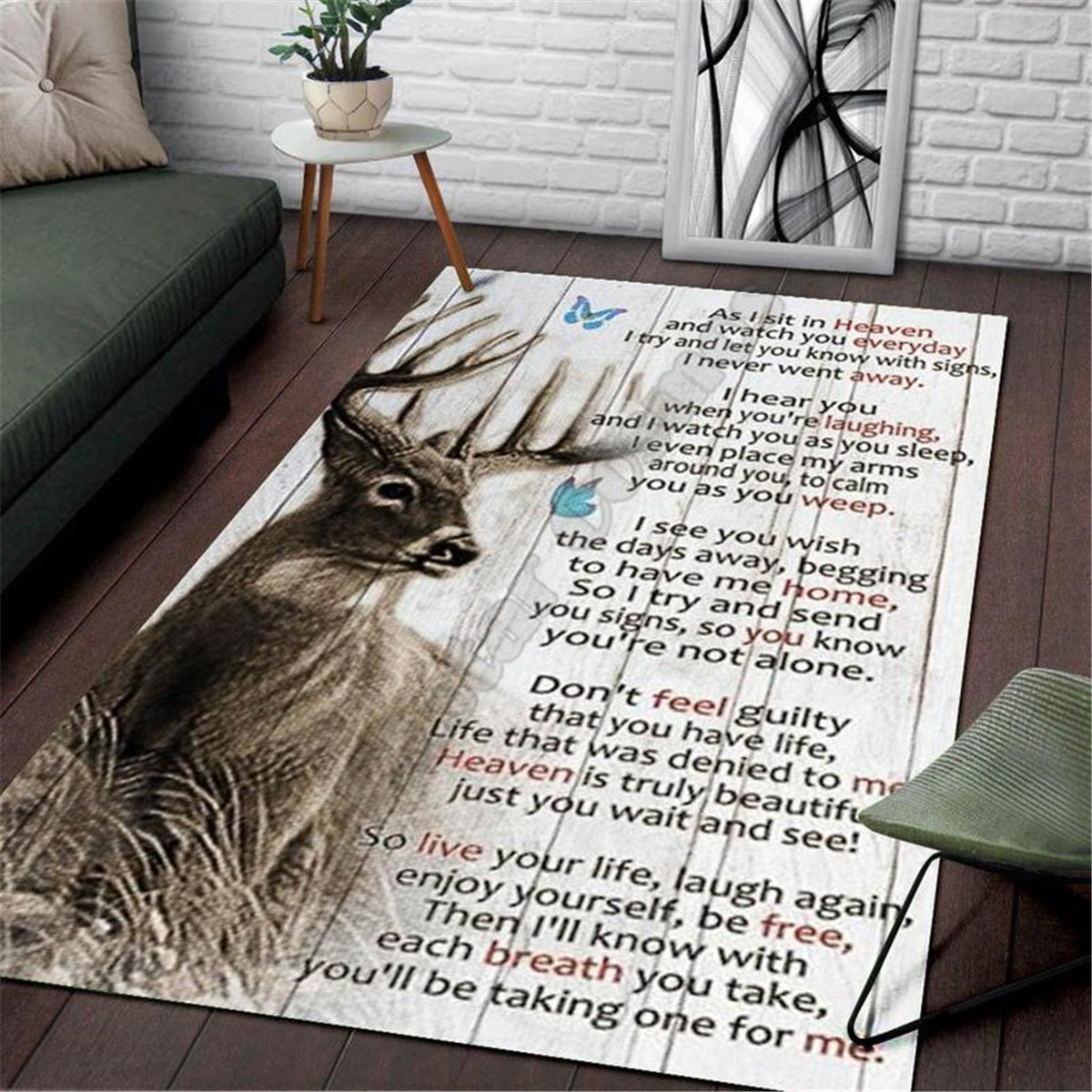 Deer Hunting Area Rug 3d print - Hunting Outdoor Mat review and price
