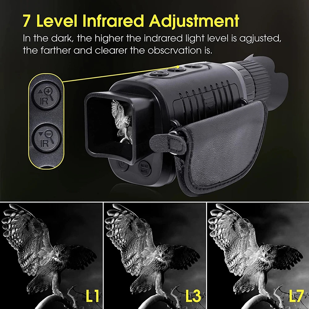 1080P HD Monocular Night Visio - Hunting Outdoor Camera review and price